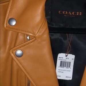 Butterscotch Coach Leather Jacket -Never been used